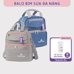 Balo Bỉm Sữa Mama’s Choice, Giữ Lạnh Sữa Mẹ Lên Đến 12h, Giữ Ấm Thức Ăn Cho Mẹ và Bé, Thiết Kế Thời Trang
