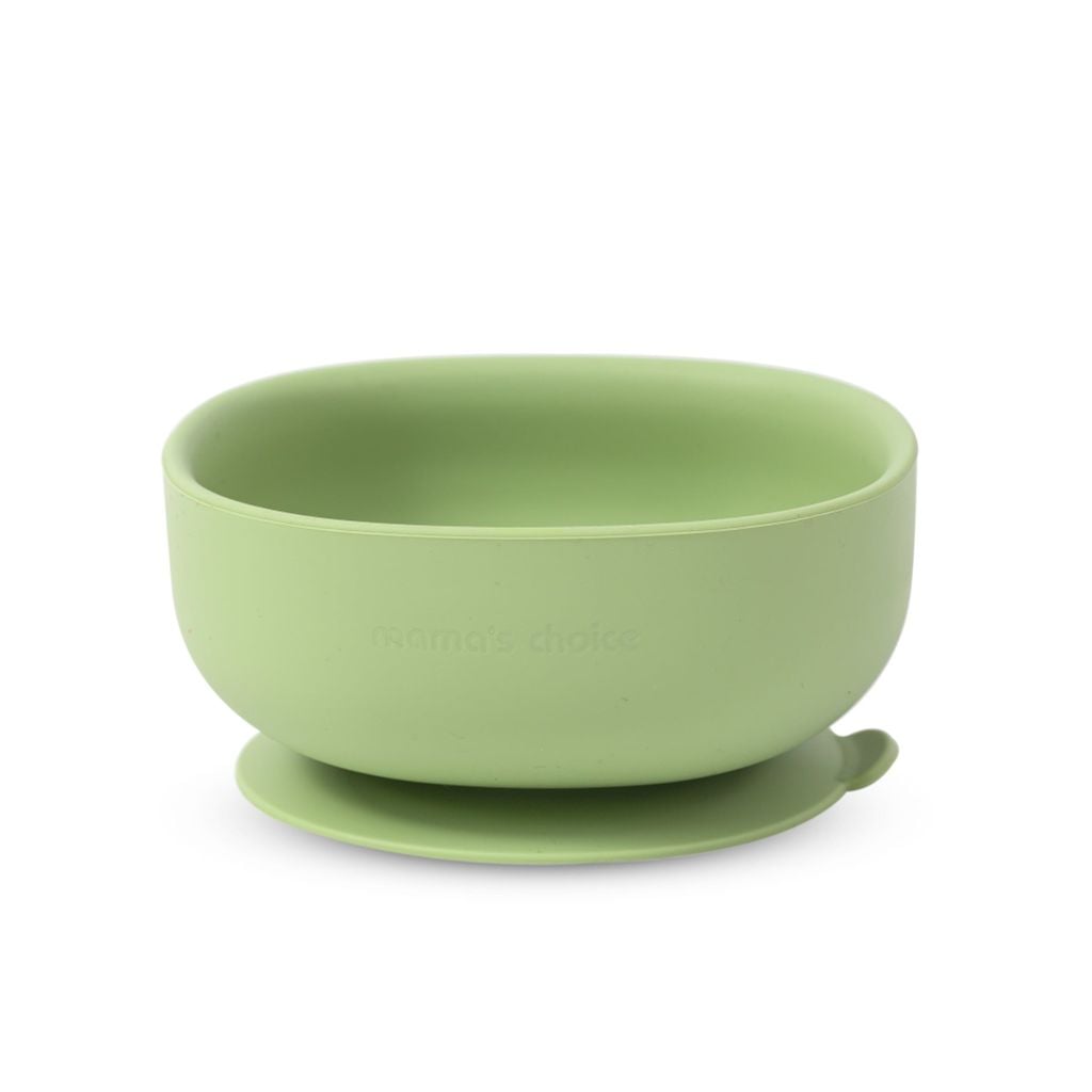 Bát Ăn Dặm Silicone Mama's Choice Cao Cấp, Đế Hít Chống Trượt Đổ Giúp Bé Ăn Dặm Dễ Dàng, Kiểm Định An Toàn Quốc Tế