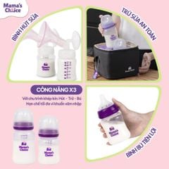 Bình Sữa Cổ Rộng PP Mama’s Choice 180ml 240ml, Núm Ti Siêu Mềm Mô Phỏng Núm Ti Mẹ, Kết Hợp Van Chống Sặc An Toàn