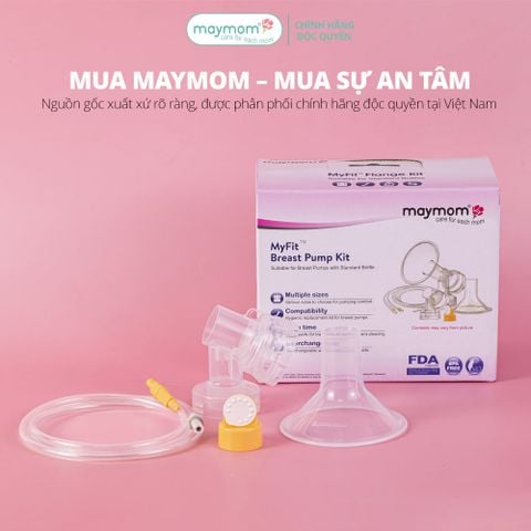 Bộ Phụ Kiện Máy Hút Sữa Medela Swing Thương Hiệu Maymom, Phễu Size Từ 10-32mm