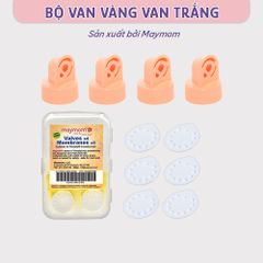 Bộ Van Trắng Van Vàng Maymom Dùng Cho Máy Hút Sữa Medela Pump, Harmony, Swing, Mini Electric, Symphony