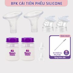 Phụ Kiện Hút Sữa Cải Tiến Phễu Silicone Cho Máy Spectra, Avent, Fazt, Rozabi, Vắt Sữa Êm Ái, Kiểm Định An Toàn Quốc Tế