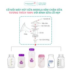 Cổ Nối Máy Hút Sữa Medela 5 Chi Tiết Thương Hiệu Maymom, Tương Thích Máy Medela MaxFlow, Freestyle, SwingMaxi, Sonata