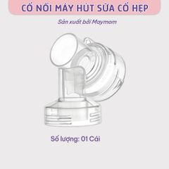 Cổ Nối Phễu Maymom Myfit Loại Cổ Hẹp, Tương Thích Phễu Hút Sữa Medela, Pumpin, Lacteck, Mini Pum, Pumpa, Silicon
