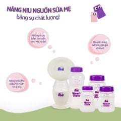 Cốc Hứng Sữa Bình Trữ Sữa Mama's Choice, Combo Hứng Sữa Trữ Sữa Tiện Lợi Cho Mẹ, Kiểm Định An Toàn Cho Bé