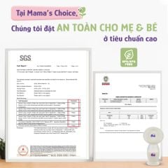 Cốc Hứng Sữa Mama's Choice, Hút Sữa Rảnh Tay, 100% Silicone An Toàn