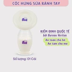 Cốc Hứng Sữa Mama’s Choice, Hút Sữa Rảnh Tay, Chất Liệu Silicone Cao Cấp, Chứng Nhận An Toàn Quốc Tế Bureau Veritas