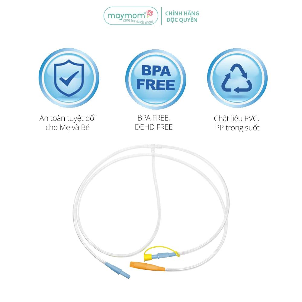 Dây Hút Sữa Medela Sonata Thương Hiệu Maymom, Không Chứa BPA, An Toàn 100%, Vệ Sinh Dễ Dàng (1 dây)