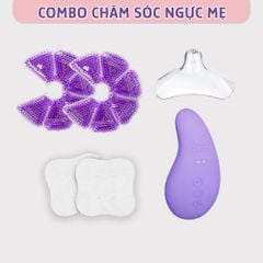 Combo Núm Trợ Ti, Túi Chườm Ngực, Máy Thông Tắc Tia Sữa, Miếng Dán Lạnh Mama's Choice - Combo Chăm Sóc Ngực Mẹ