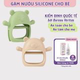Gặm Nướu Mama's Choice Cao Cấp Cho Bé, Kiểm Định An Toàn Quốc Tế, Chất Liệu Silicone Bạch Kim, Có Hộp Bảo Quản