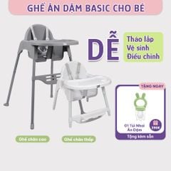 Ghế Ăn Dặm Mama's Choice, Ghế Cho Bé Từ 6 Tháng, Chắc Chắn, Dễ Tháo Lắp & Vệ Sinh