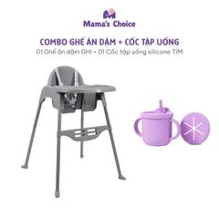 Ghế Ăn Dặm Mama's Choice, Ghế Cho Bé Tập Ăn Dặm, Kiểu Dáng Chắc Chắn Dễ Tháo Lắp và Vệ Sinh