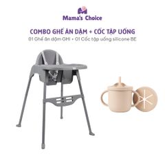 Ghế Ăn Dặm Mama's Choice, Ghế Cho Bé Tập Ăn Dặm, Kiểu Dáng Chắc Chắn Dễ Tháo Lắp và Vệ Sinh