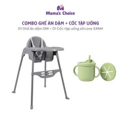 Ghế Ăn Dặm Mama's Choice, Ghế Cho Bé Tập Ăn Dặm, Kiểu Dáng Chắc Chắn Dễ Tháo Lắp và Vệ Sinh