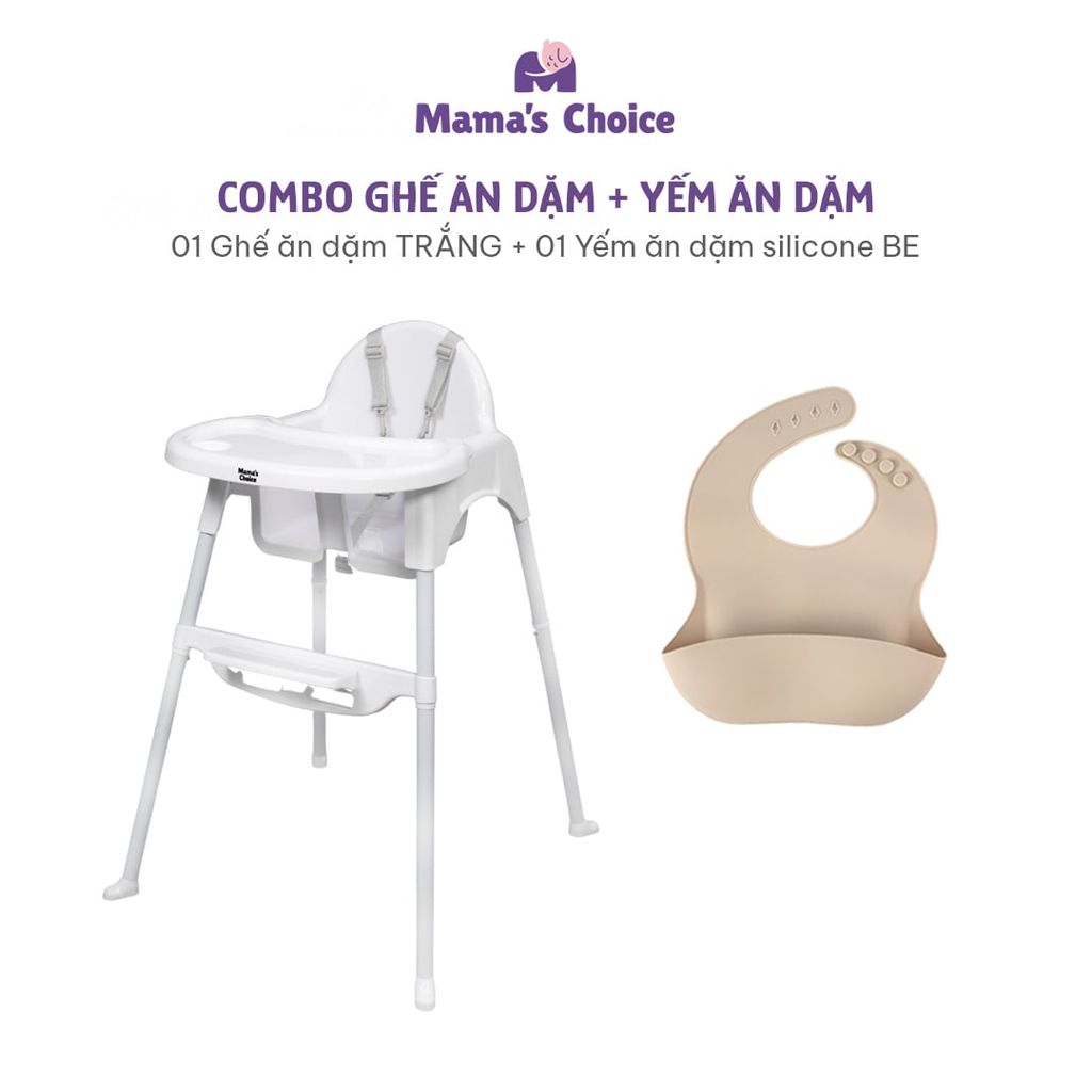 Ghế Ăn Dặm Mama's Choice, Ghế Cho Bé Tập Ăn Dặm, Kiểu Dáng Chắc Chắn Dễ Tháo Lắp và Vệ Sinh