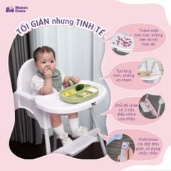 Ghế Ăn Dặm Mama's Choice, Ghế Cho Bé Tập Ăn Dặm, Kiểu Dáng Chắc Chắn Dễ Tháo Lắp và Vệ Sinh