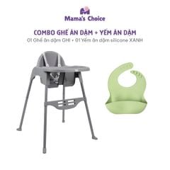 Ghế Ăn Dặm Mama's Choice, Ghế Cho Bé Tập Ăn Dặm, Kiểu Dáng Chắc Chắn Dễ Tháo Lắp và Vệ Sinh