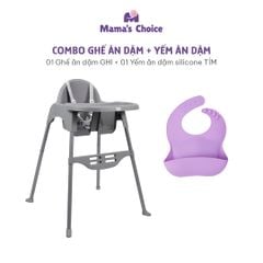 Ghế Ăn Dặm Mama's Choice, Ghế Cho Bé Tập Ăn Dặm, Kiểu Dáng Chắc Chắn Dễ Tháo Lắp và Vệ Sinh