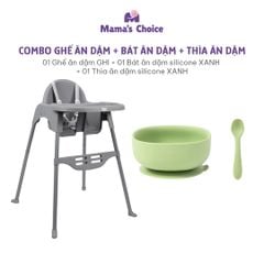 Ghế Ăn Dặm Mama's Choice, Ghế Cho Bé Tập Ăn Dặm, Kiểu Dáng Chắc Chắn Dễ Tháo Lắp và Vệ Sinh