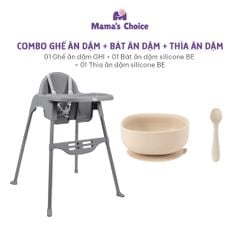 Ghế Ăn Dặm Mama's Choice, Ghế Cho Bé Tập Ăn Dặm, Kiểu Dáng Chắc Chắn Dễ Tháo Lắp và Vệ Sinh