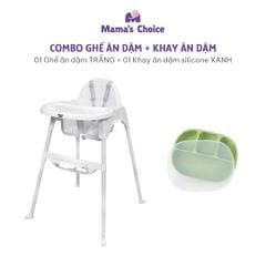 Ghế Ăn Dặm Mama's Choice, Ghế Cho Bé Tập Ăn Dặm, Kiểu Dáng Chắc Chắn Dễ Tháo Lắp và Vệ Sinh