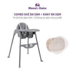 Ghế Ăn Dặm Mama's Choice, Ghế Cho Bé Tập Ăn Dặm, Kiểu Dáng Chắc Chắn Dễ Tháo Lắp và Vệ Sinh