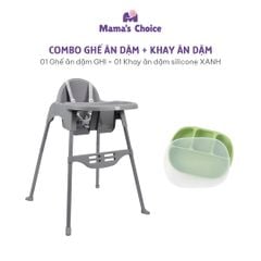 Ghế Ăn Dặm Mama's Choice, Ghế Cho Bé Tập Ăn Dặm, Kiểu Dáng Chắc Chắn Dễ Tháo Lắp và Vệ Sinh