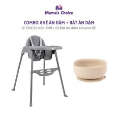 Ghế Ăn Dặm Mama's Choice, Ghế Cho Bé Tập Ăn Dặm, Kiểu Dáng Chắc Chắn Dễ Tháo Lắp và Vệ Sinh