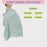 Khăn Choàng Cho Bé Bú Mama's Choice, Chất Liệu Vải Muslin Cao Cấp Mềm Mại Thoáng Khí và Độ Bền Cao