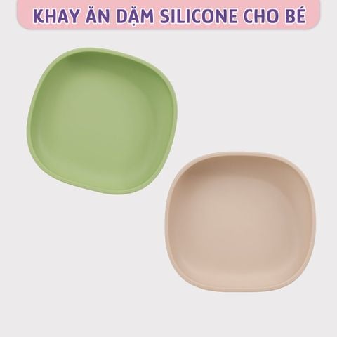 Khay Ăn Dặm Silicone Cho Bé Phiên Bản Mới Mama's Choice, Gọn Hơn, Dễ Vệ Sinh Hơn