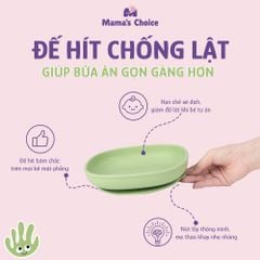 Khay Ăn Dặm Silicone Cho Bé Phiên Bản Mới Mama's Choice, Gọn Hơn, Dễ Vệ Sinh Hơn