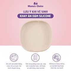 Khay Ăn Dặm Silicone Cho Bé Phiên Bản Mới Mama's Choice, Gọn Hơn, Dễ Vệ Sinh Hơn