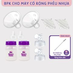 Phụ Kiện Hút Sữa Cải Tiến Thương hiệu Maymom Cho Máy Spectra, Avent, Fazt, Rozabi, Size Phễu 10-32mm