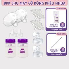 Phụ Kiện Hút Sữa Cải Tiến Thương hiệu Maymom Cho Máy Spectra, Avent, Fazt, Rozabi, Size Phễu 10-32mm