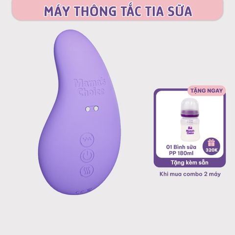 Máy Thông Tắc Tia Sữa Mama's Choice, Hỗ Trợ Kích Sữa và Phản Xạ Xuống Sữa Nhanh, 10 Chế Độ Massage Êm Ái Hiệu Quả