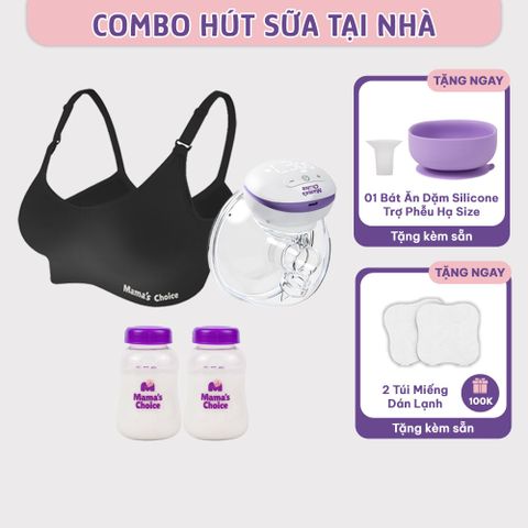 Hút Sữa Tại Nhà Mama’s Choice, Combo Rảnh Tay Tiện Lợi Mẹ Thảnh Thơi, Hút Sữa Dễ Dàng Mọi Lúc Mọi Nơi