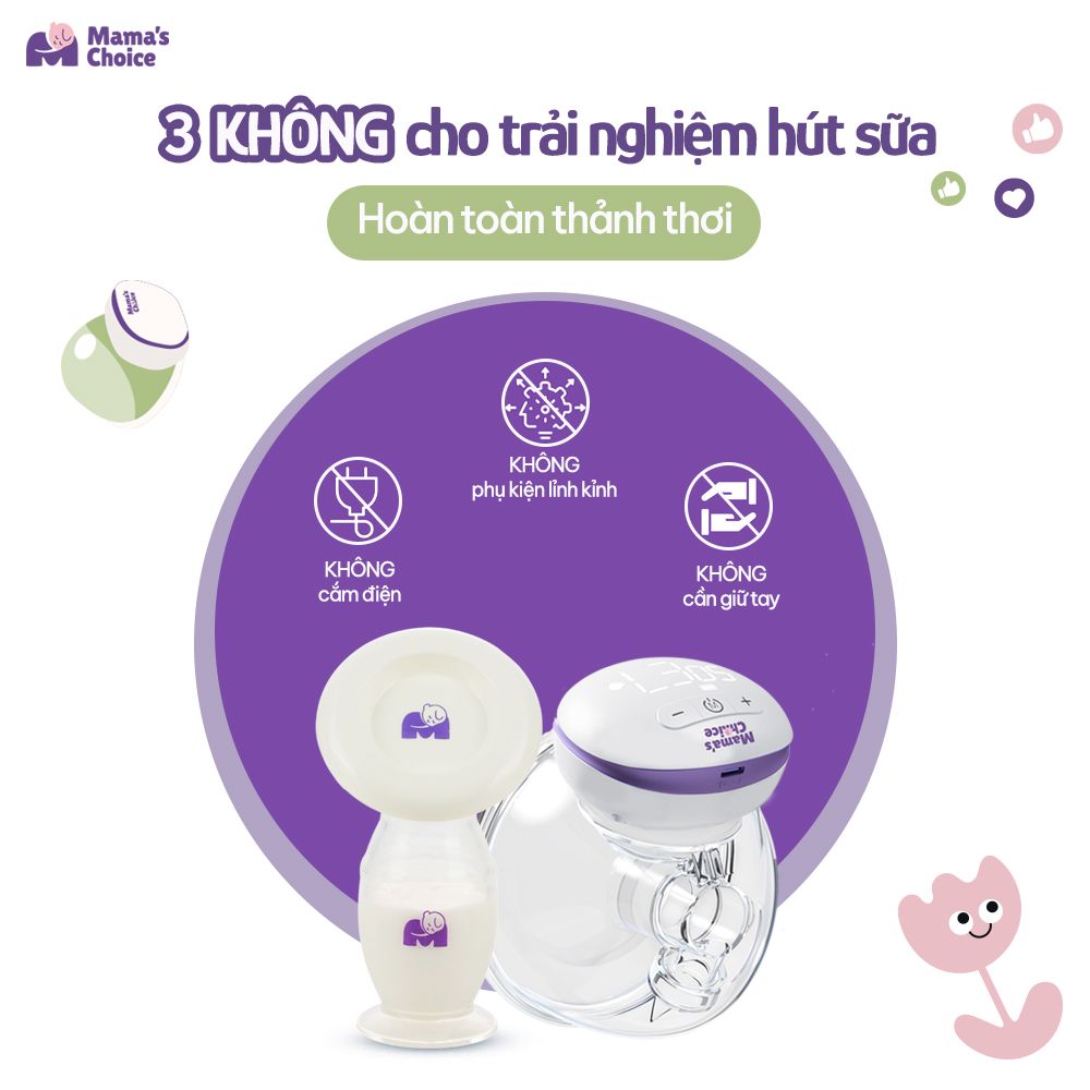Máy Hút Sữa Không Dây và Cốc Hứng Sữa Mama’s Choice, Combo Hút Sữa Rảnh Tay, Tiện Lợi Giá Tốt Mẹ Nào Cũng Phải Có
