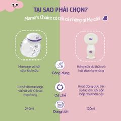 Máy Hút Sữa Không Dây và Cốc Hứng Sữa Mama’s Choice, Combo Hút Sữa Rảnh Tay, Tiện Lợi Giá Tốt Mẹ Nào Cũng Phải Có