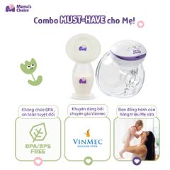 Máy Hút Sữa Không Dây và Cốc Hứng Sữa Mama’s Choice, Combo Hút Sữa Rảnh Tay, Tiện Lợi Giá Tốt Mẹ Nào Cũng Phải Có