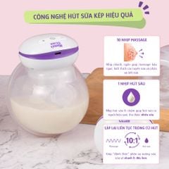 Máy Hút Sữa Không Dây Mama's Choice, Vắt Sữa Rảnh Tay Mọi Lúc Mọi Nơi, Pin Sạc Tiện Lợi, BH 1 Đổi 1 Mới 12 Tháng