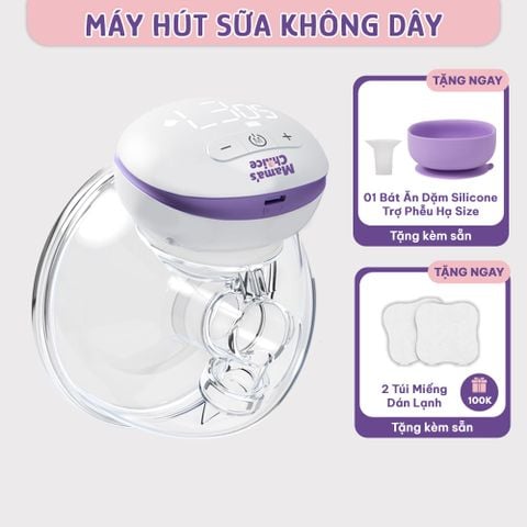 Máy Hút Sữa Không Dây Mama's Choice, Vắt Sữa Rảnh Tay Mọi Lúc Mọi Nơi, Pin Sạc Tiện Lợi, BH 1 Đổi 1 Mới 12 Tháng