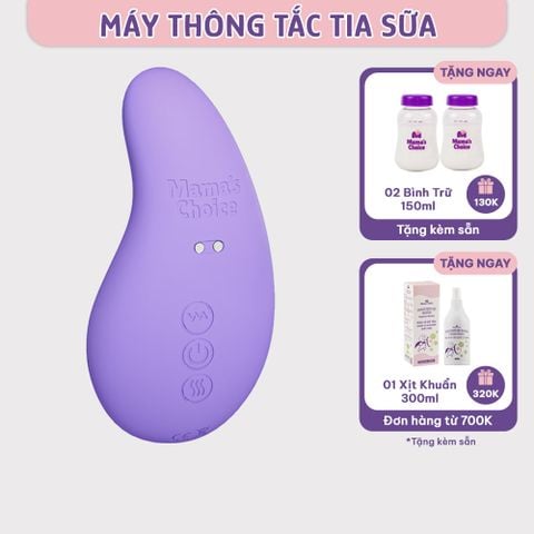 Máy Thông Tắc Tia Sữa Mama's Choice, Hỗ Trợ Kích Sữa và Phản Xạ Xuống Sữa Nhanh, 10 Chế Độ Massage Êm Ái Hiệu Quả