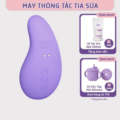 Máy Thông Tắc Tia Sữa Mama's Choice, Hỗ Trợ Kích Sữa và Phản Xạ Xuống Sữa Nhanh, 10 Chế Độ Massage Êm Ái Hiệu Quả