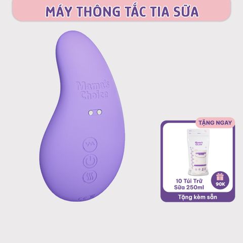 Máy Thông Tắc Tia Sữa Mama's Choice, Hỗ Trợ Kích Sữa và Phản Xạ Xuống Sữa Nhanh, 10 Chế Độ Massage Êm Ái Hiệu Quả
