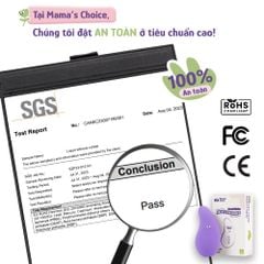 Máy Thông Tắc Tia Sữa Mama's Choice, Hỗ Trợ Kích Sữa và Phản Xạ Xuống Sữa Nhanh, 10 Chế Độ Massage Êm Ái Hiệu Quả