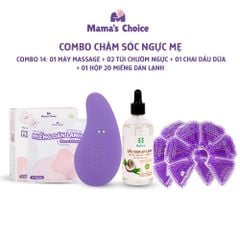 Combo Núm Trợ Ti, Túi Chườm Ngực, Máy Thông Tắc Tia Sữa, Miếng Dán Lạnh Mama's Choice - Combo Chăm Sóc Ngực Mẹ