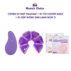 Combo Núm Trợ Ti, Túi Chườm Ngực, Máy Thông Tắc Tia Sữa, Miếng Dán Lạnh Mama's Choice - Combo Chăm Sóc Ngực Mẹ