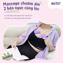 Máy Thông Tắc Tia Sữa Mama's Choice, Hỗ Trợ Kích Sữa và Phản Xạ Xuống Sữa Nhanh, 10 Chế Độ Massage Êm Ái Hiệu Quả