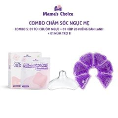Combo Núm Trợ Ti, Túi Chườm Ngực, Máy Thông Tắc Tia Sữa, Miếng Dán Lạnh Mama's Choice - Combo Chăm Sóc Ngực Mẹ