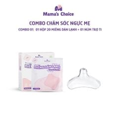 Combo Núm Trợ Ti, Túi Chườm Ngực, Máy Thông Tắc Tia Sữa, Miếng Dán Lạnh Mama's Choice - Combo Chăm Sóc Ngực Mẹ